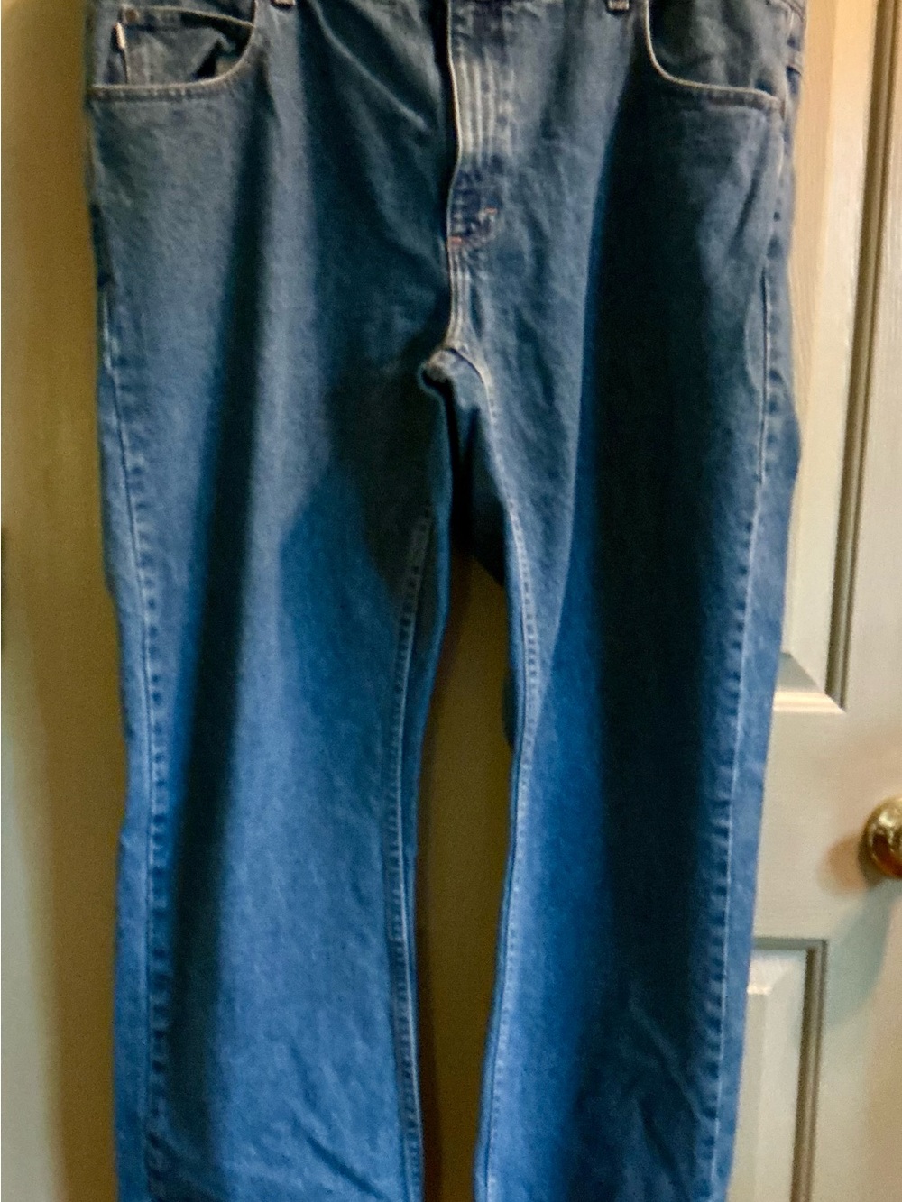 L.L. Bean Men's Straight Leg Jeans in Blue Denim40x29 standard fit